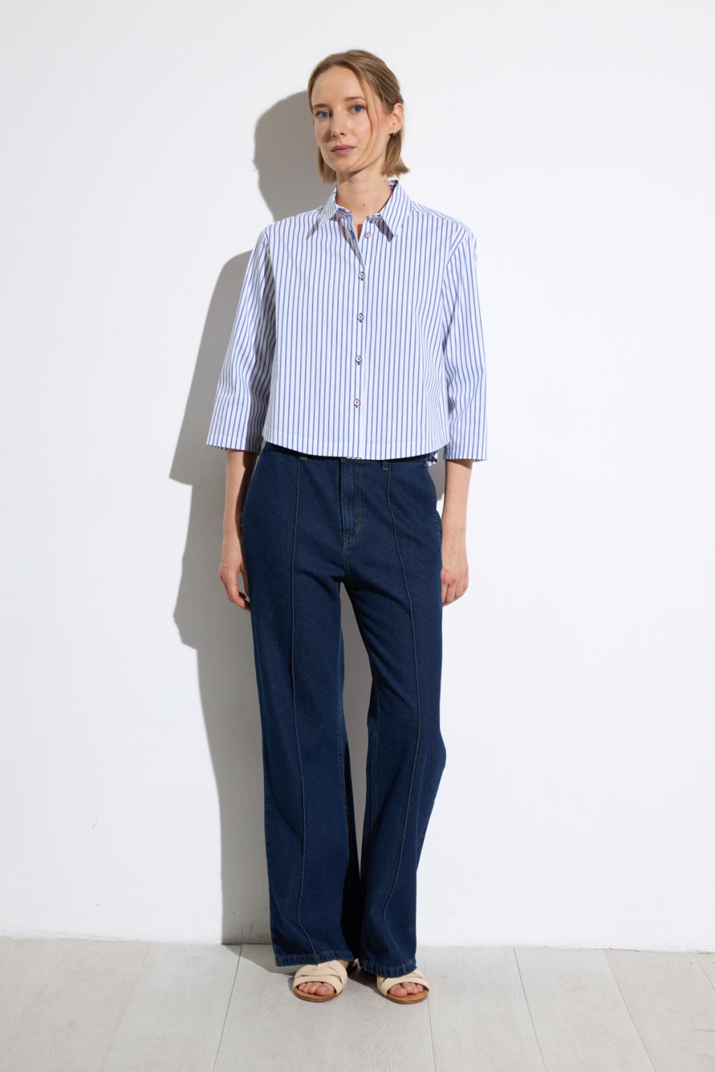 Camisa Mar Azul Marino