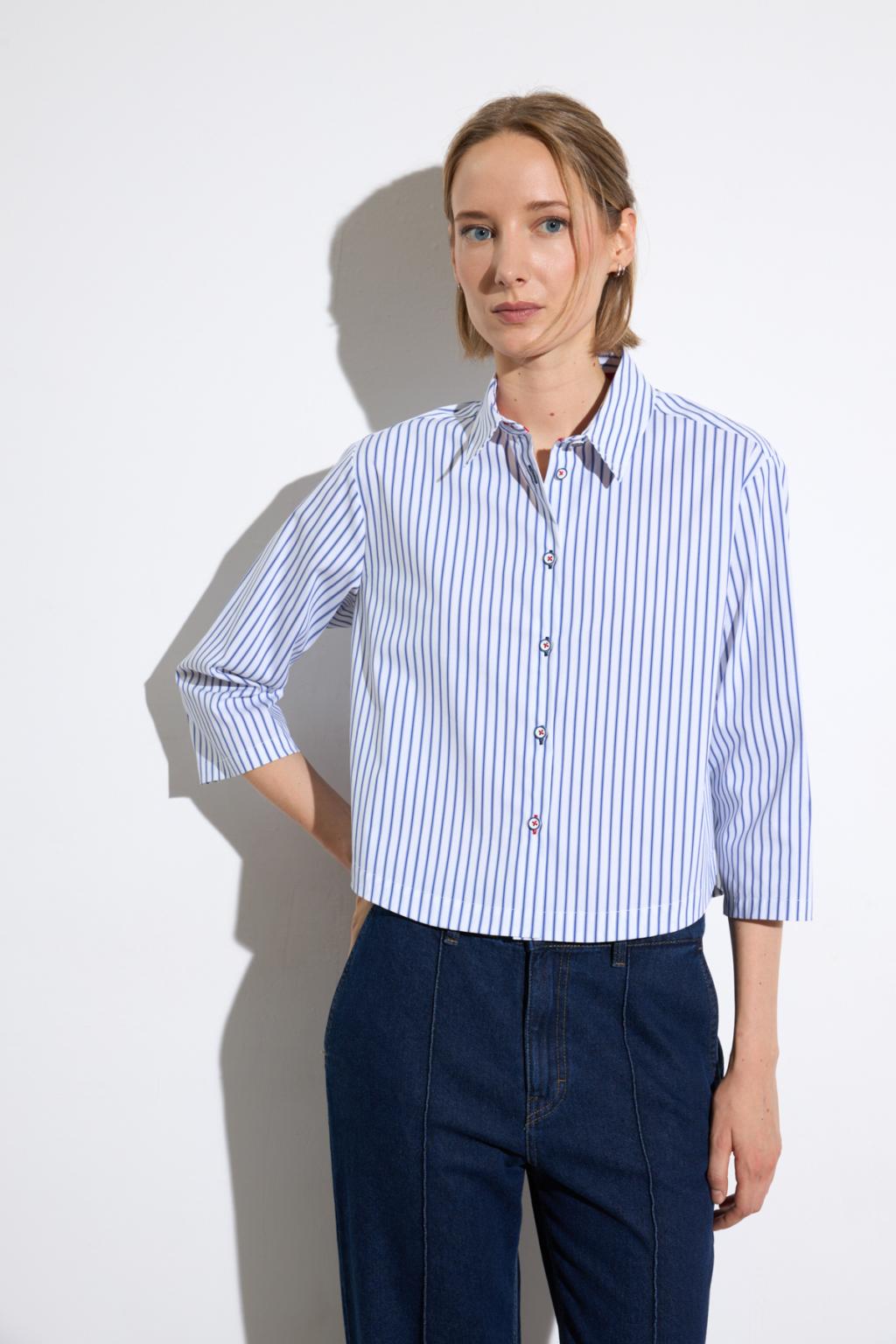 Camisa Mar Azul Marino