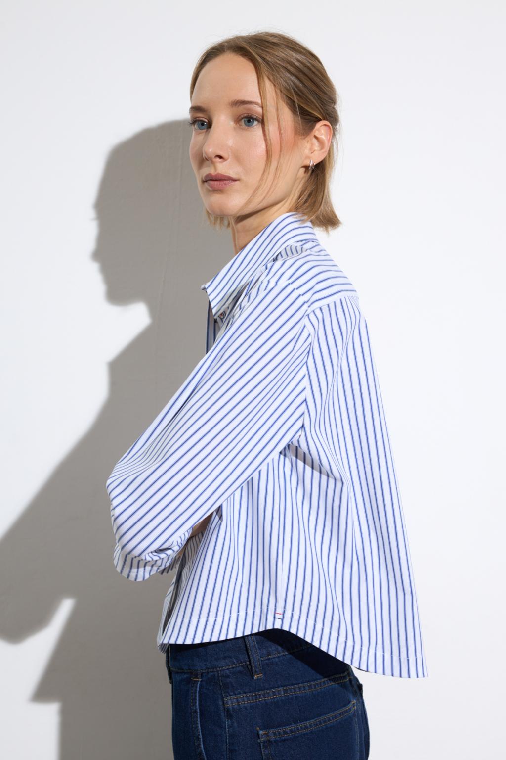 Camisa Mar Azul Marino
