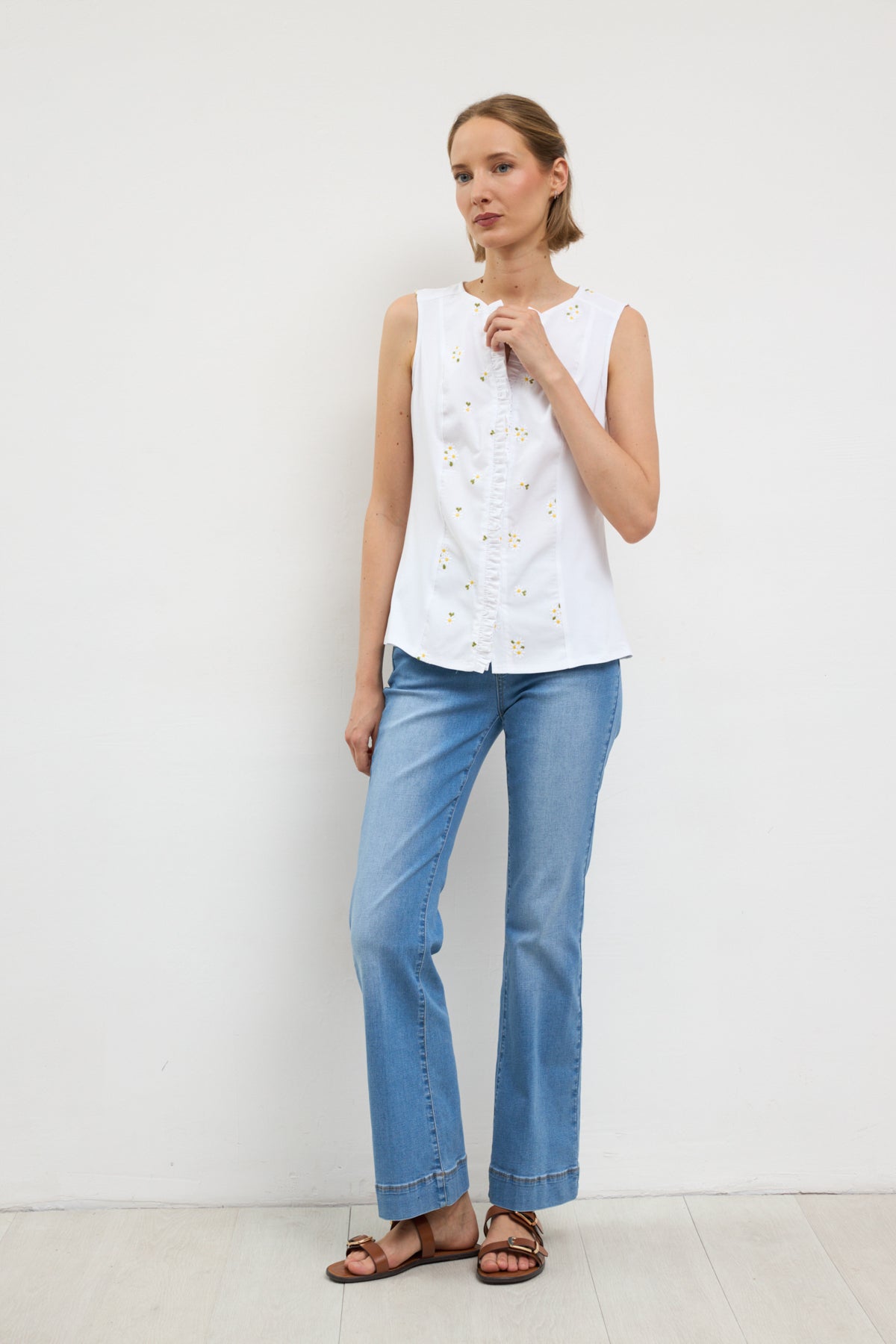 Pantalón Leticia Celeste